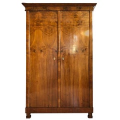 Original Biedermeier Cabinet Dresser Walnut Restored