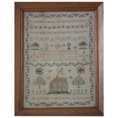 Antique Sampler, 1845, by Hannah Sims