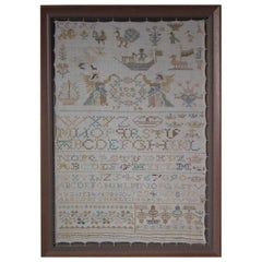 Antique Sampler, 1784, Double Sided ‘European’