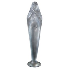 René Lalique - Statuette "Voilee Mains Jointes" en verre