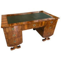 Walnut Wood Antique Desk Secretary from Austria, 1850s