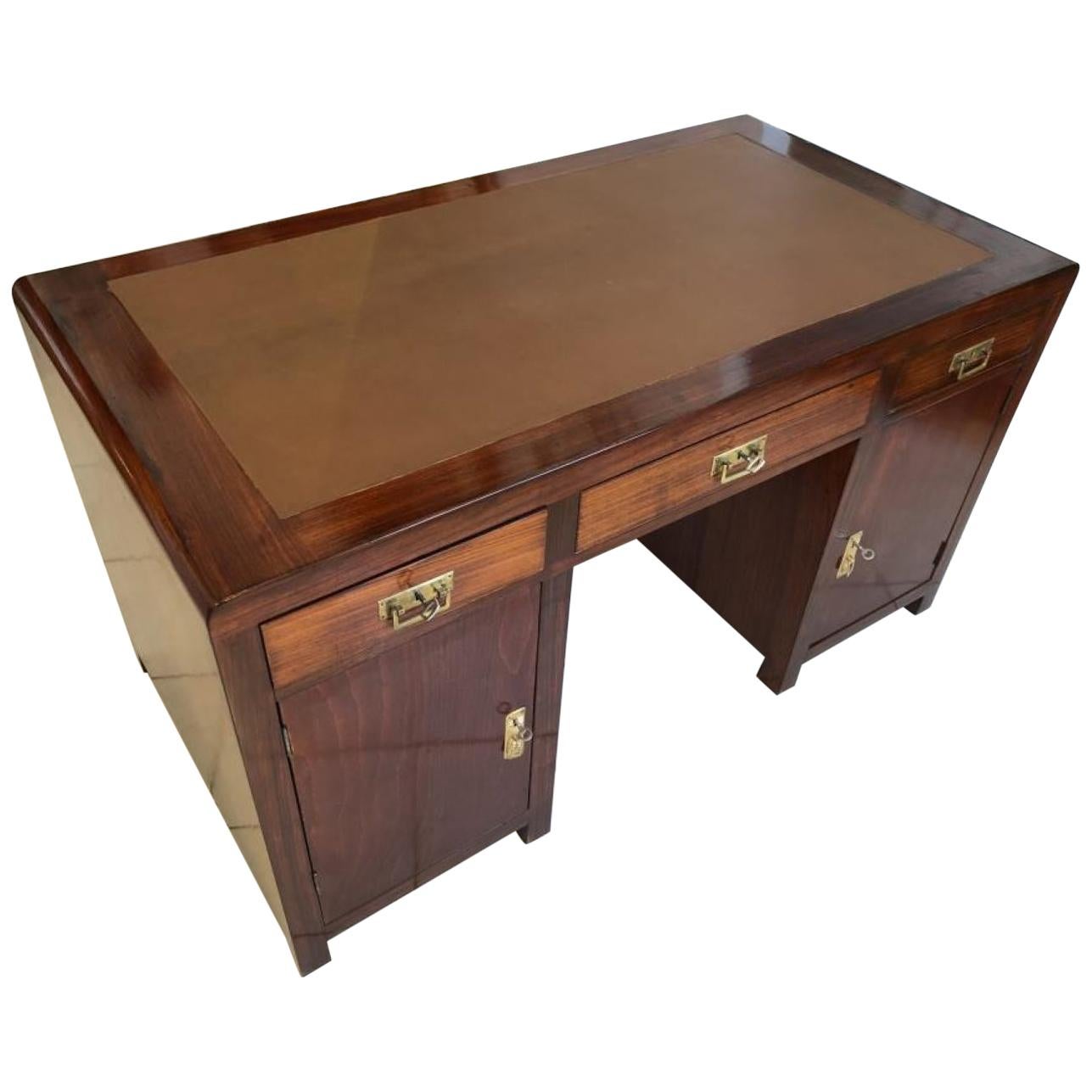 Small Original Art Nouveau Desk Secretary Made of Cherrywood For Sale