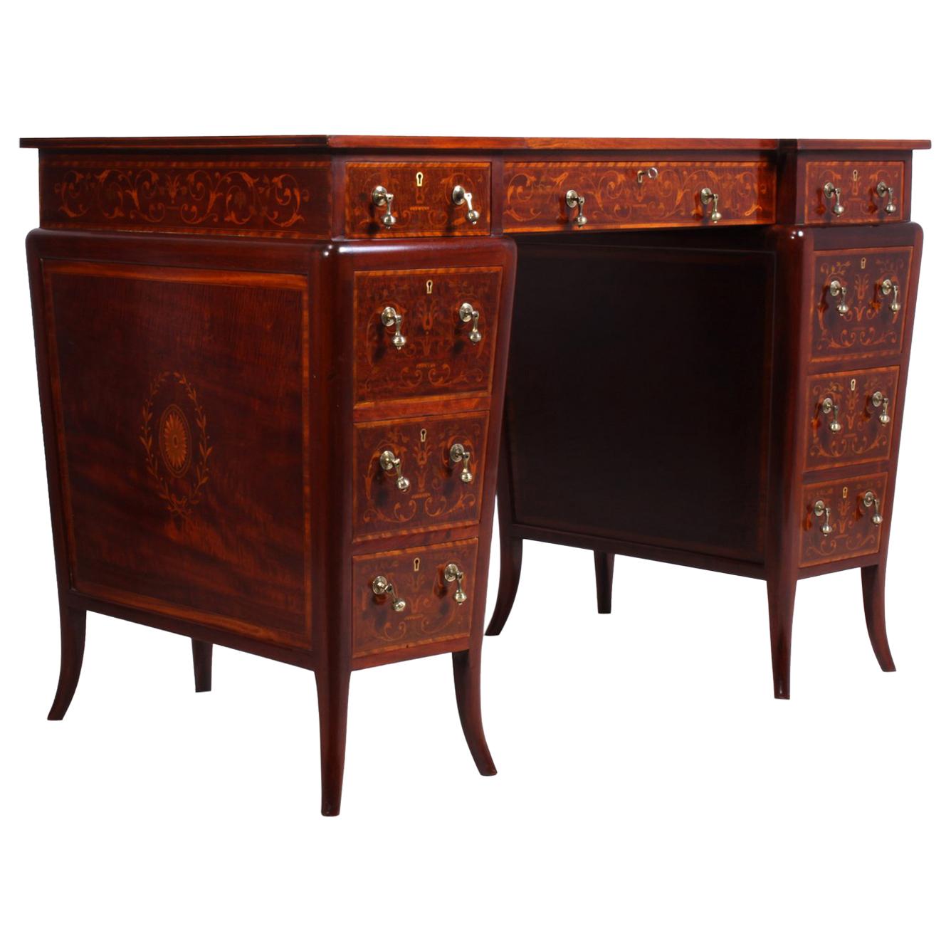 Antique Ladies Writing Desk by Edwards and Roberts, circa 1900 For Sale