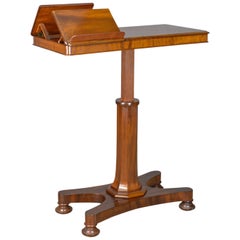 Antique Reading Table, Duet Music Stand in the Manner of Gillows, circa 1870