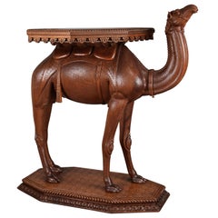 Late 19th Century Superb Quality Anglo Indian Hardwood Camel Table