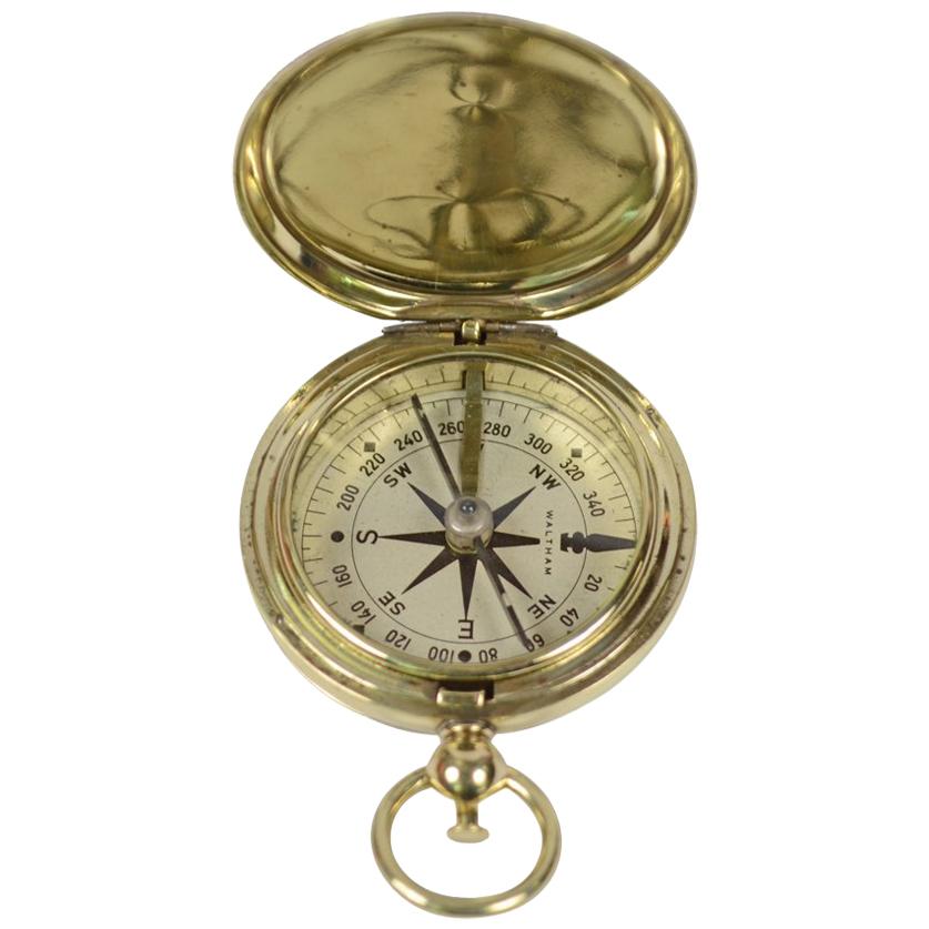 Solid Brass WWII Military Compass Pocket Compass Gift, Brass Military  Pocket Compass -  Canada