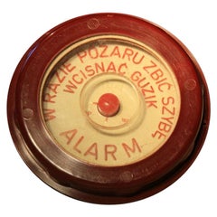 Vintage 1970s Alarm Button Type W-4519-001