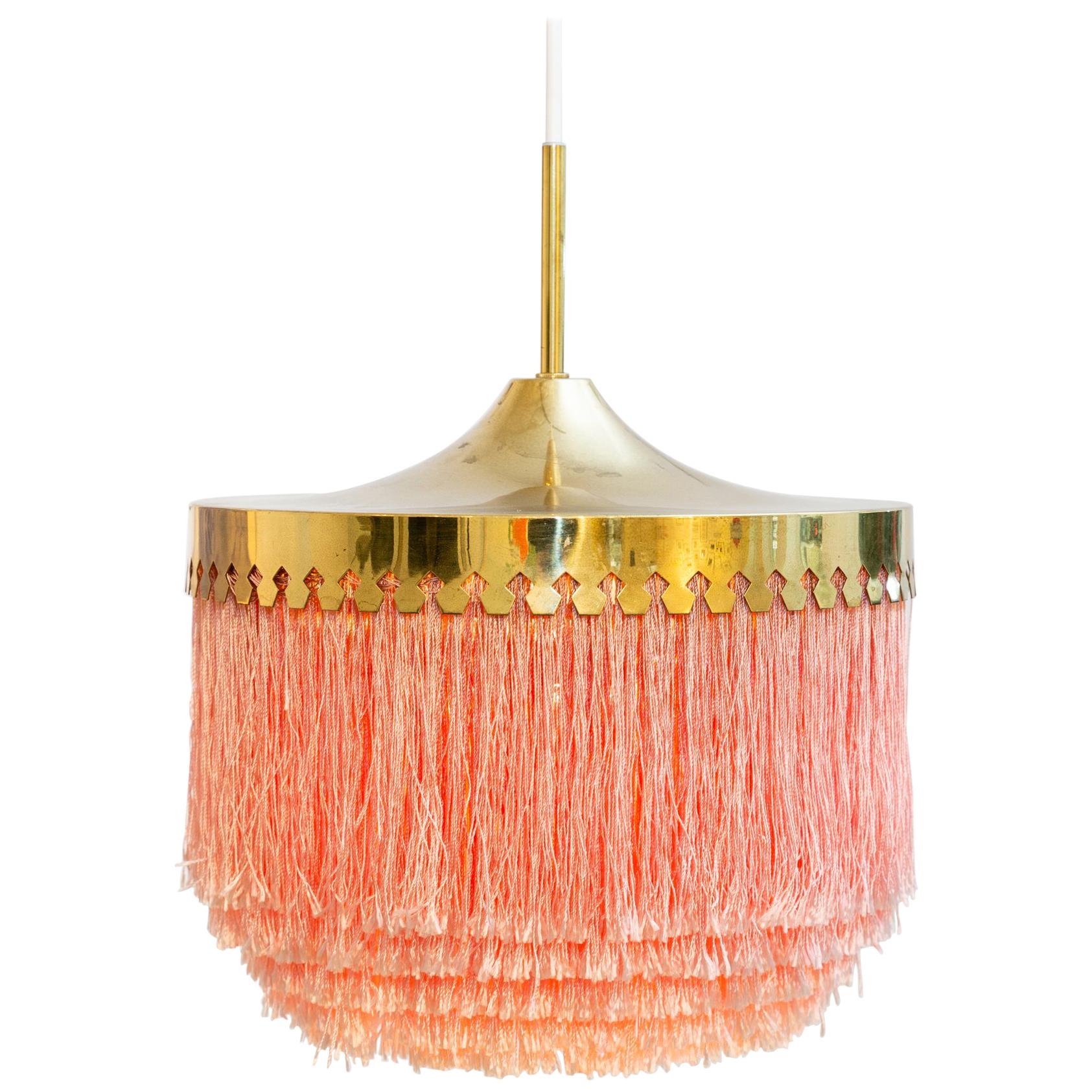 Hans-Agne Jakobsson Ceiling Lamp Pink T-601/M For Sale