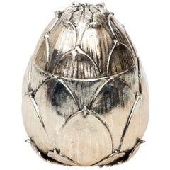 Silver Plate Artichoke Ice Bucket by Mauro Manetti