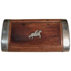 Victorian English Equestrian Motif Snuff Box