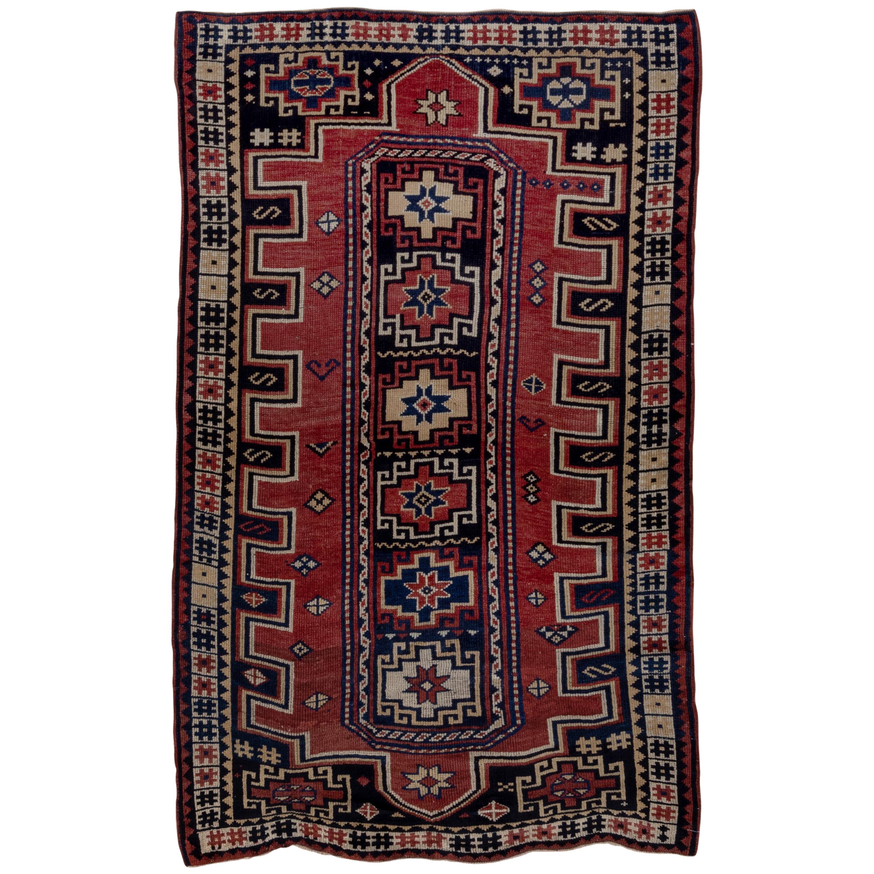 Kaukasischer kaukasischer Kazak-Teppich, um 1910