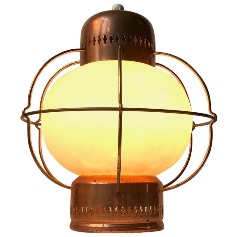 Midcentury Nautical Pendant Lamp from Lyfa, 1960s