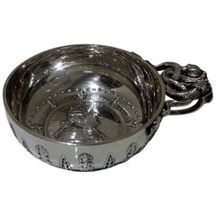 19th Century Antique French Silver Wine Taster, circa 1880