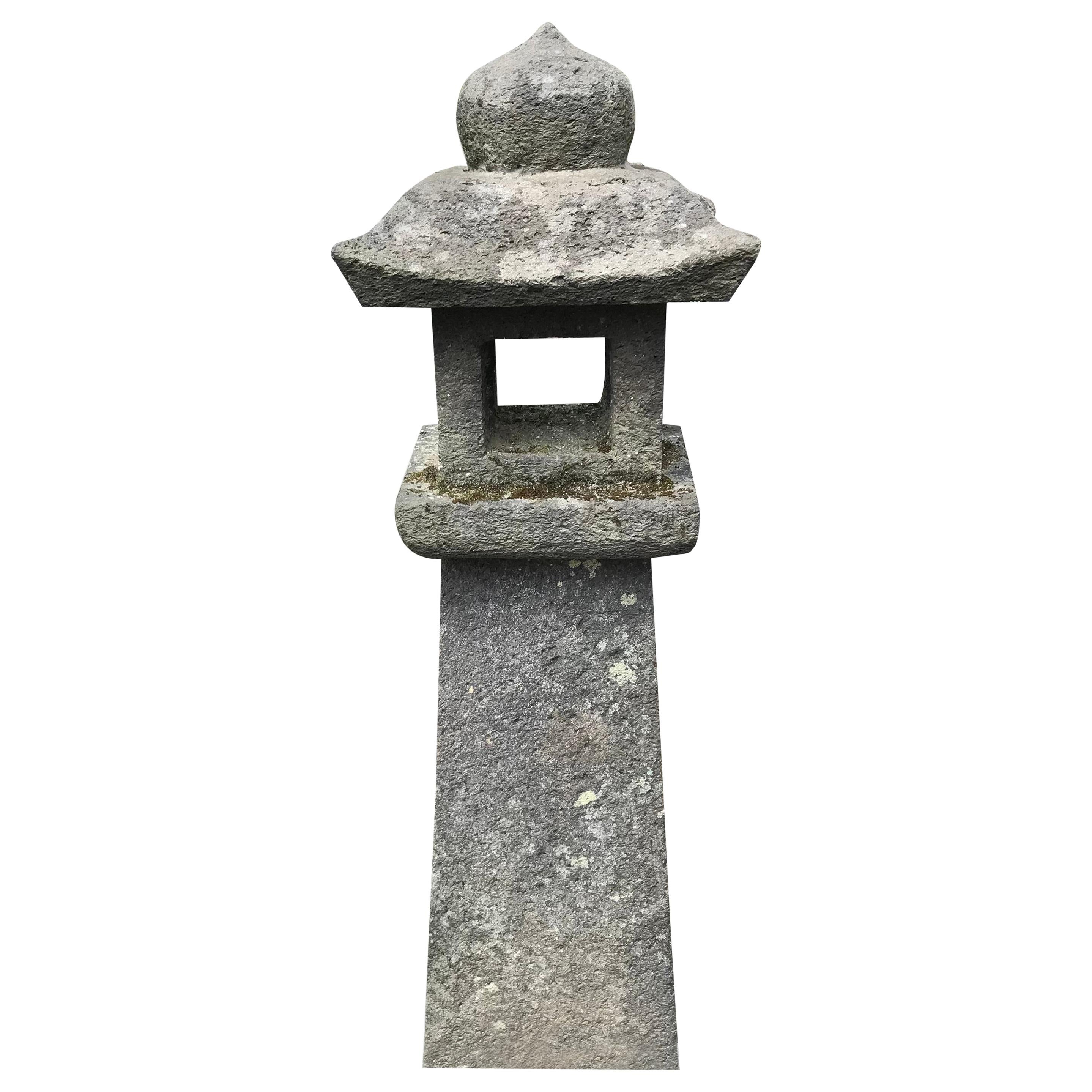 Japanese Antique Stone "Pathway Lantern", 19th Century