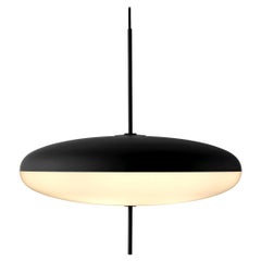 Gino Sarfatti Model No. 2065 Ceiling Light in Black and White for Astep