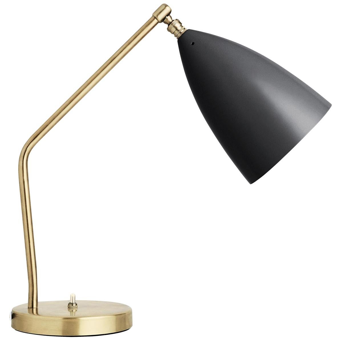 Lampe de bureau Grasshopper de Greta Grossman, noire