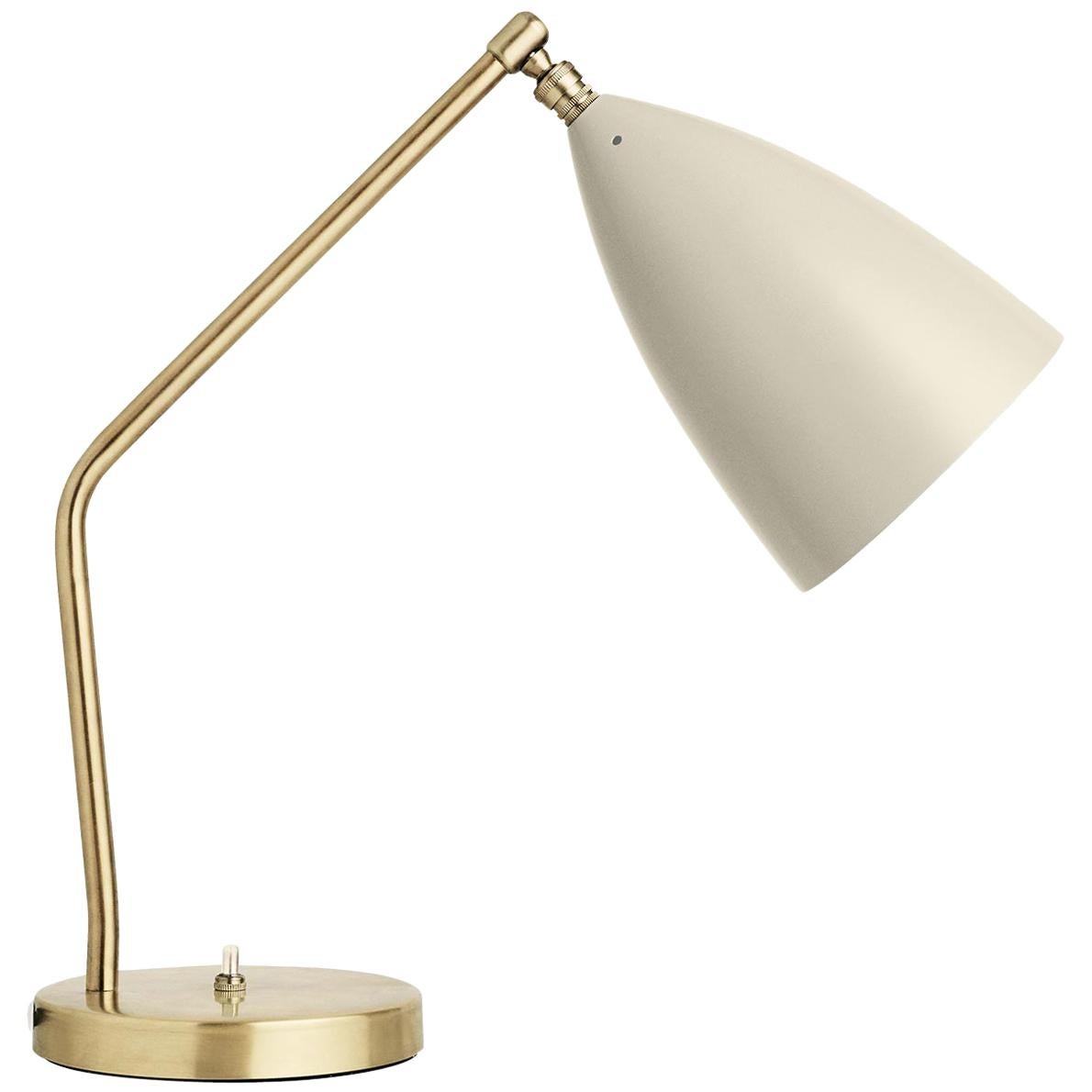 Greta Grossman Grasshopper Table Lamp, Oyster White For Sale