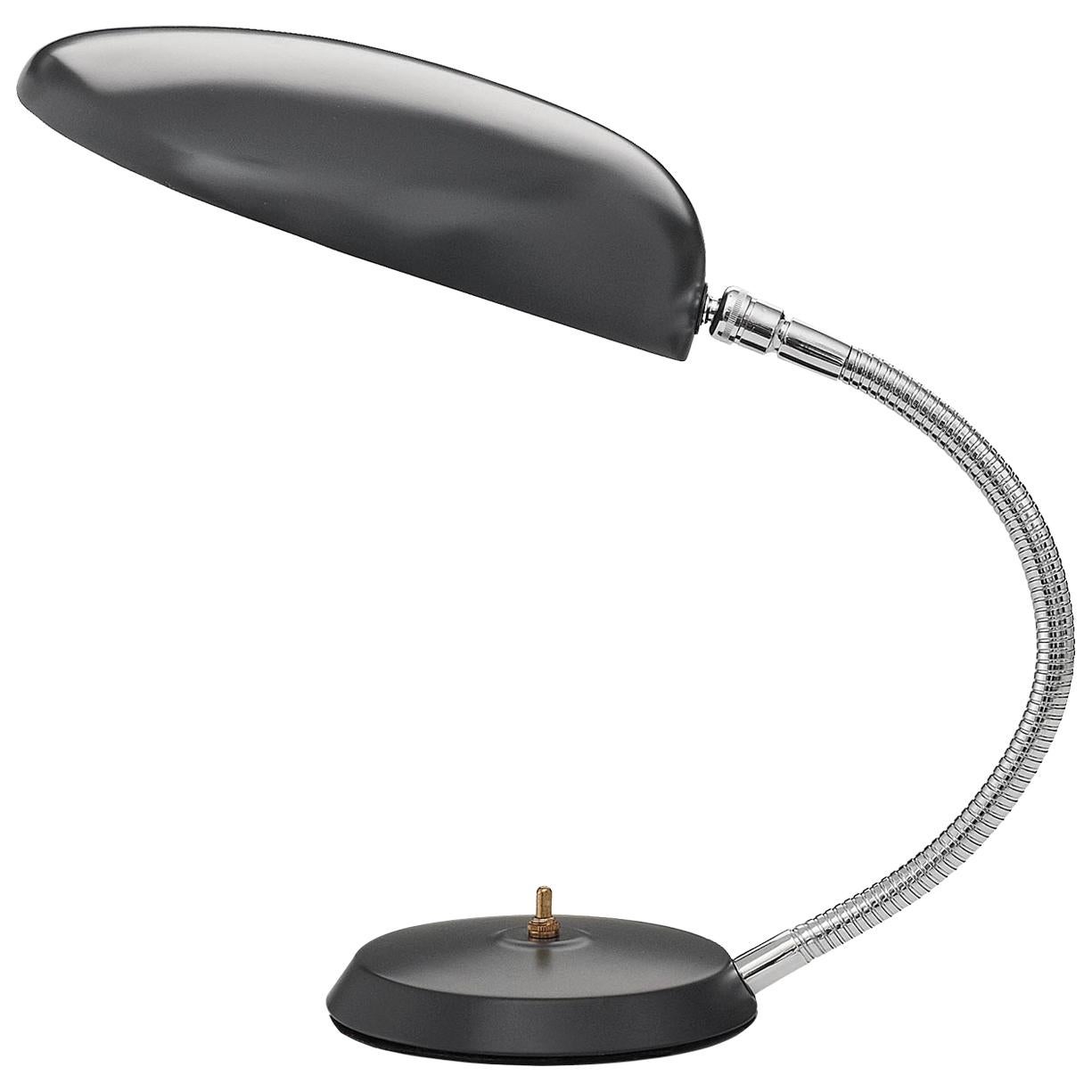 Greta Grossman Cobra Table Lamp, Anthracite Grey