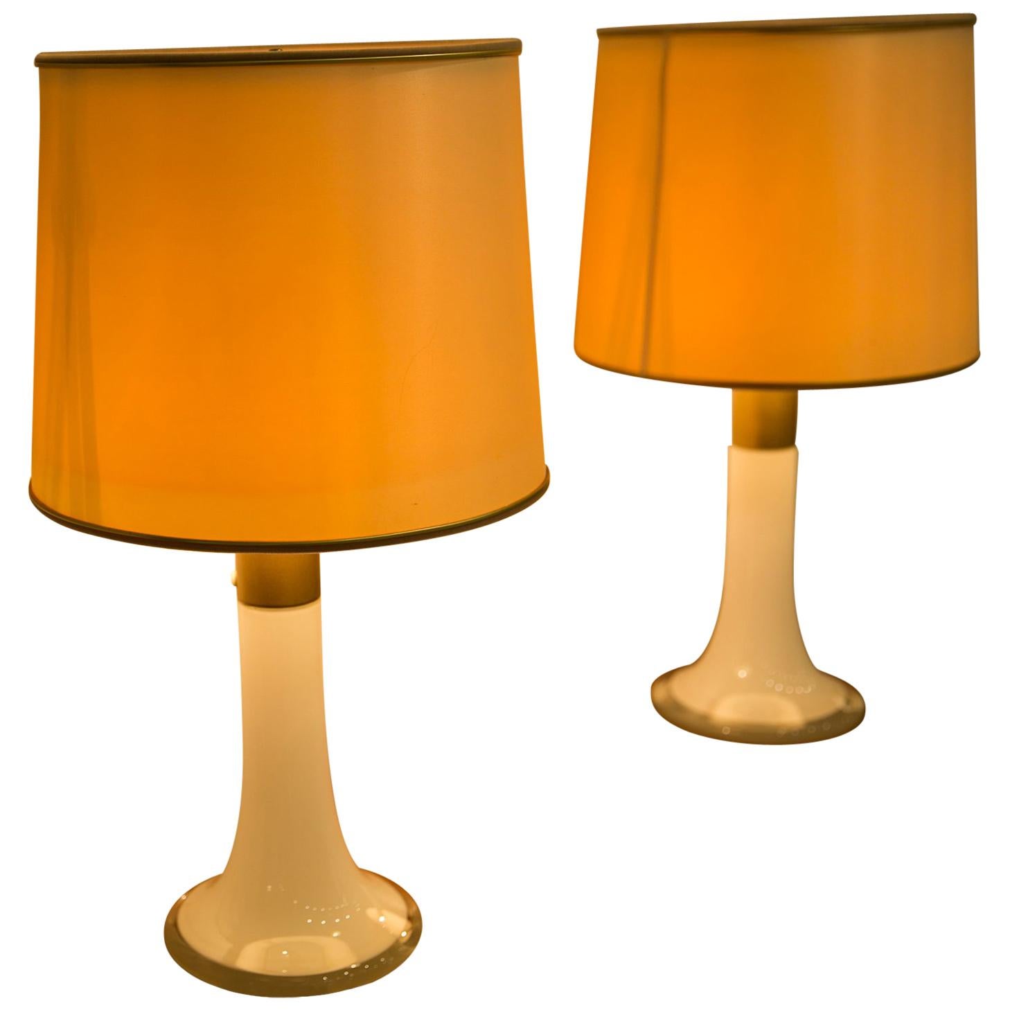 Pair of Table Lamp Model 46-017 by Lisa Johansson Pape for Stockmann Orno, 1950s
