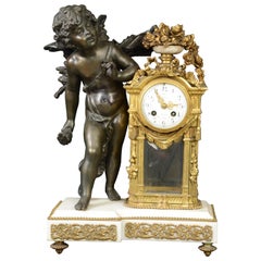 Cupid, Table Clock; France, 19th Century