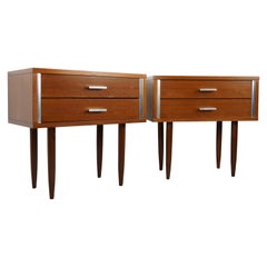 Pair of 1950s Teak Wooden Bedside Tables