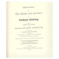 Antique Observations on the Theory and Practice of Landscape Gardening (Book)