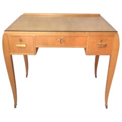 20th Century, French Desk with a Rolling Drawer, 1950s