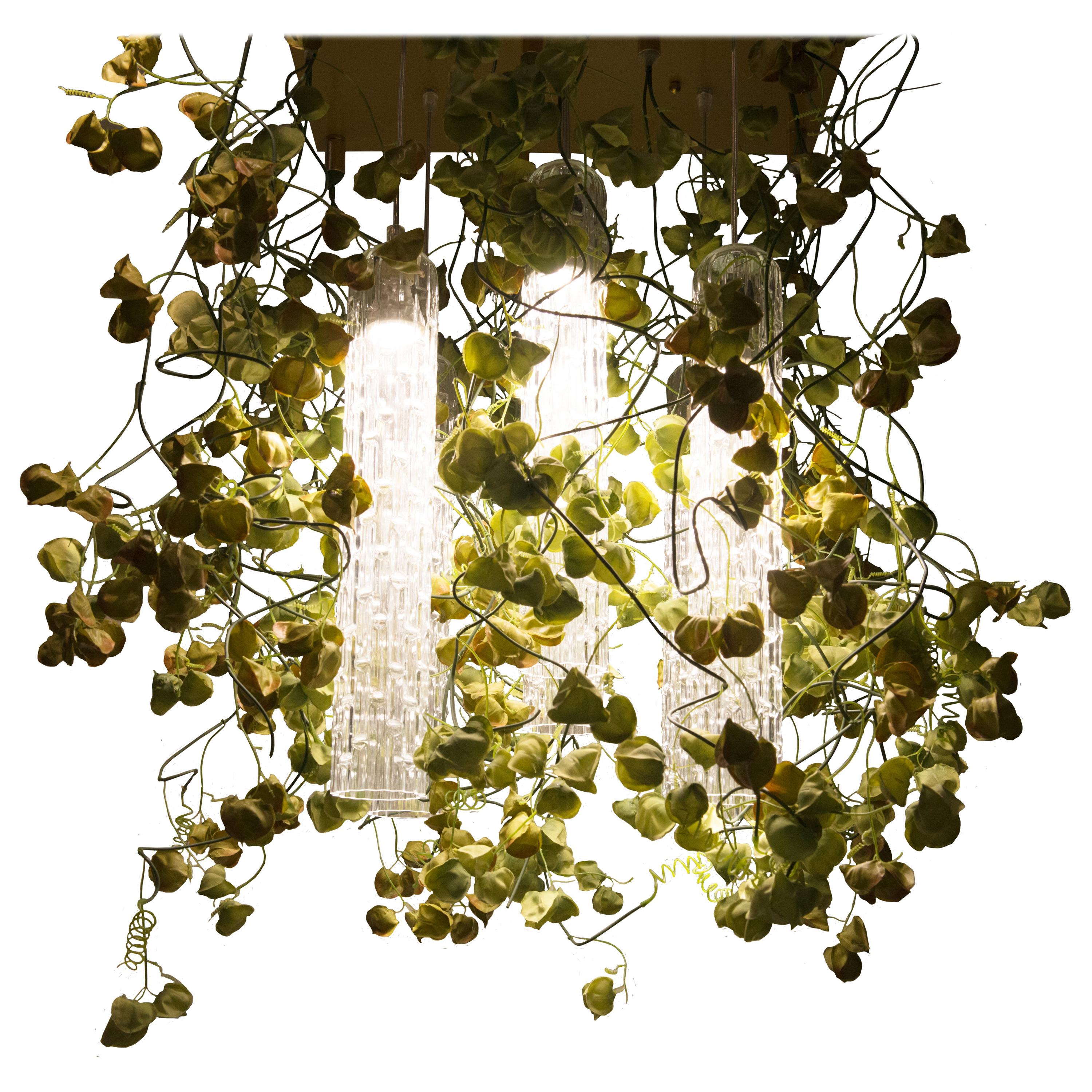 Flower Power Physalis Chandelier, cm h 80 65x65, Italy For Sale