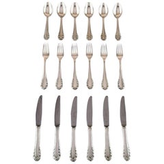 Georg Jensen Sterling Silver 'Lily of the Valley' Cutlery, Dinner Service