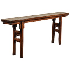 17th Century Elm and Poplar Chinese Altar Table