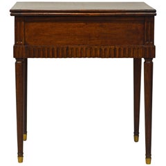 Charming Early 19th Century French Provincial Walnut Game Table