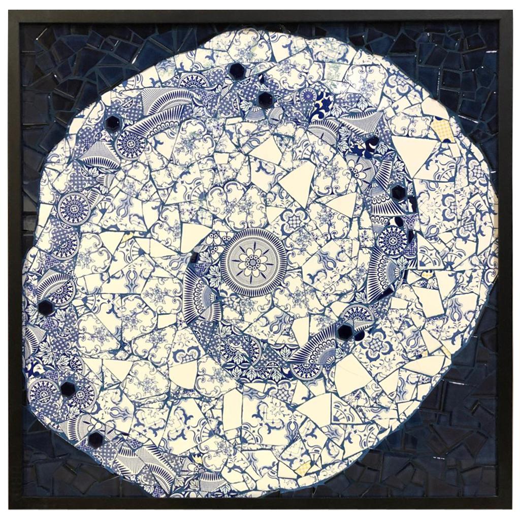 Contemporary Spiral Mosaic 02 by Brazilian artist Mariana Lloyd