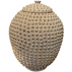 Textured Lidded Vase, Africa, 1950s