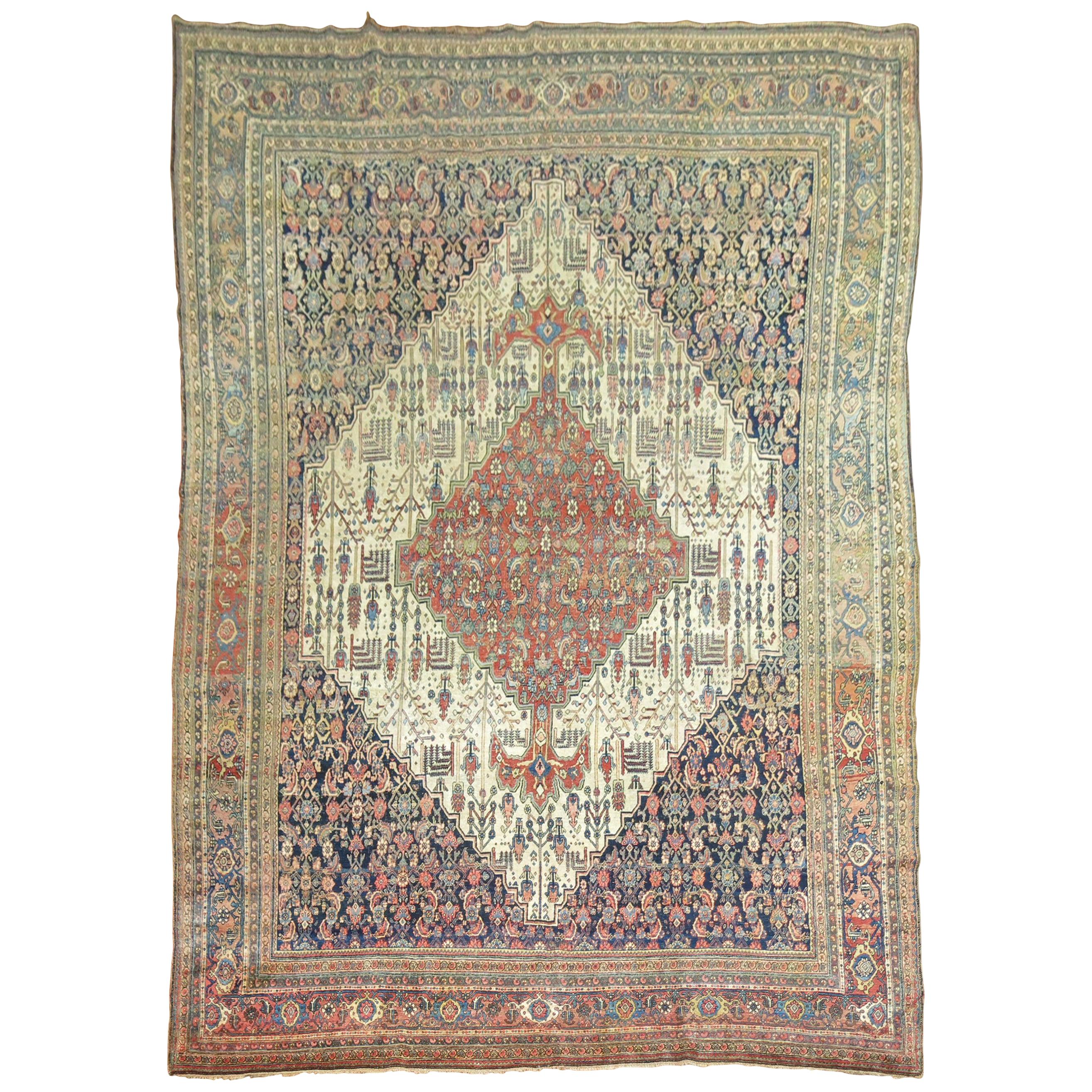 Tribal Persian Bidjar Rug For Sale