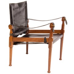 Midcentury Safari Chair by M. Hayat & Brothers