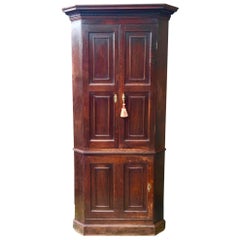 Oak Corner Cabinet, circa 1820 English