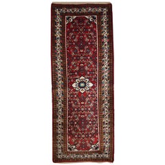 Handmade Vintage Hamadan Style Runner, 1970s, 1C303