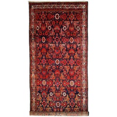 Handmade Vintage Malayer Style Runner, 1920s, 1C323