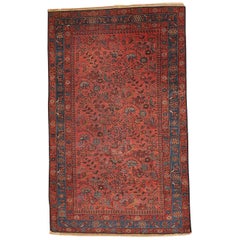 Handmade Antique Lilihan Style Rug, 1920s, 1B129