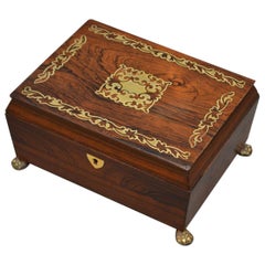 Regency Rosewood Jewelry Box