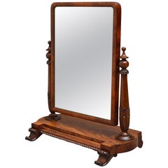 William IV Mahogany Dressing Table Mirror