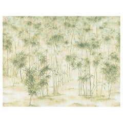 Wandbild Bambuswald Chinoiserie