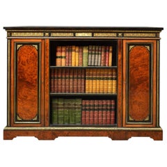 Exceptional Victorian Amboyna Bookcase