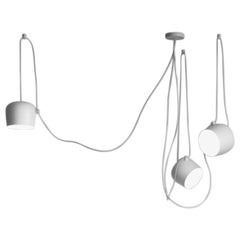 Bouroullec Modern White Pendant Aim Three Light Set w/ Canopy for FLOS, in stock