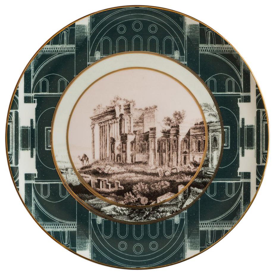 Lebanon Porcelain Dinner Plate, Made in Italy For Sale
