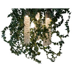 Flower Power Ivy Garland Chandelier, cm h 80 65x65, Italy