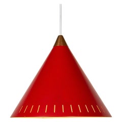 Bent Karlby Kegle Pendant by Lyfa, Denmark, 1969