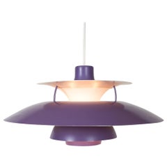 Purple PH5 Pendant by Poul Henningsen, for Louis Poulsen, Denmark