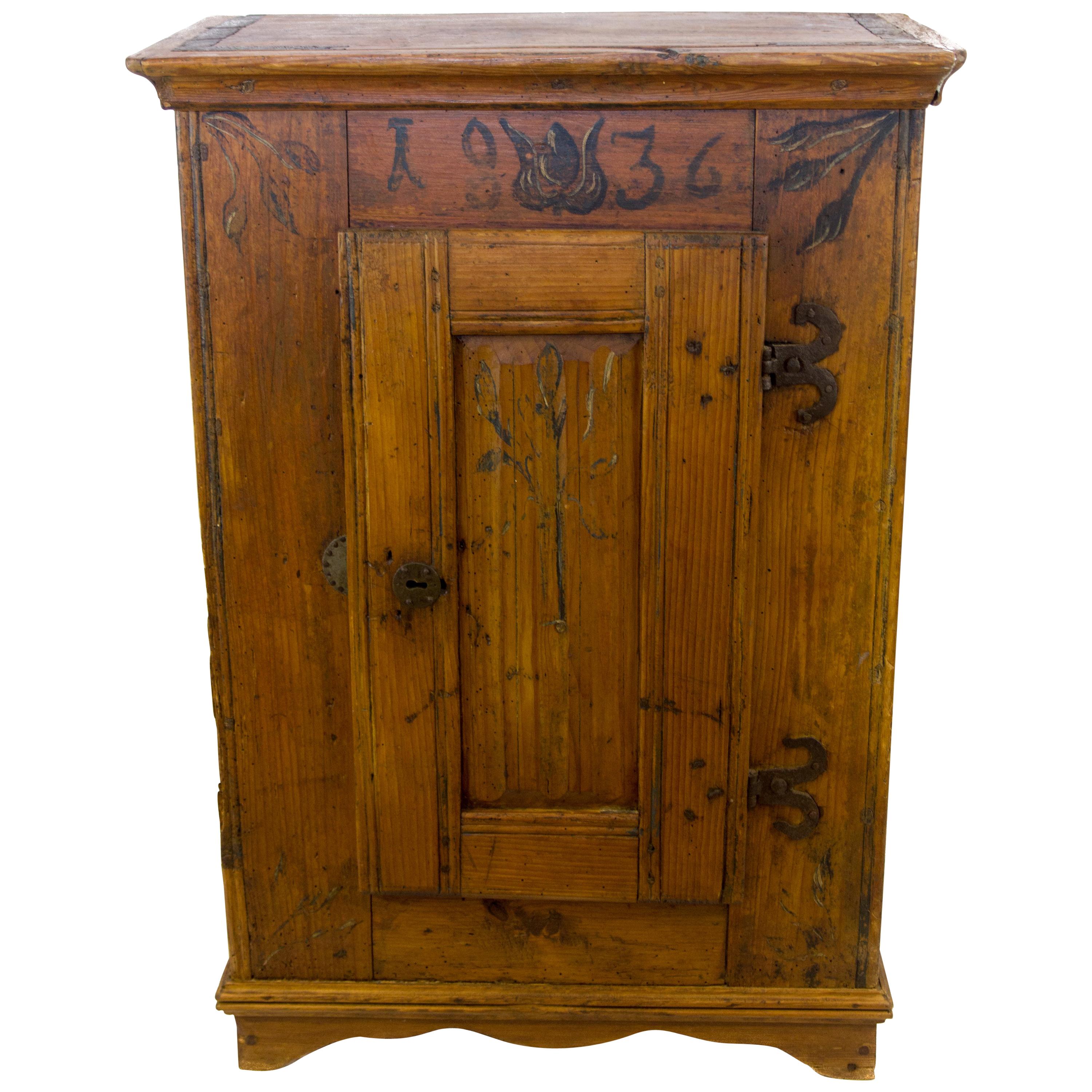 Early 19th Century Baltic Pine Cabinet