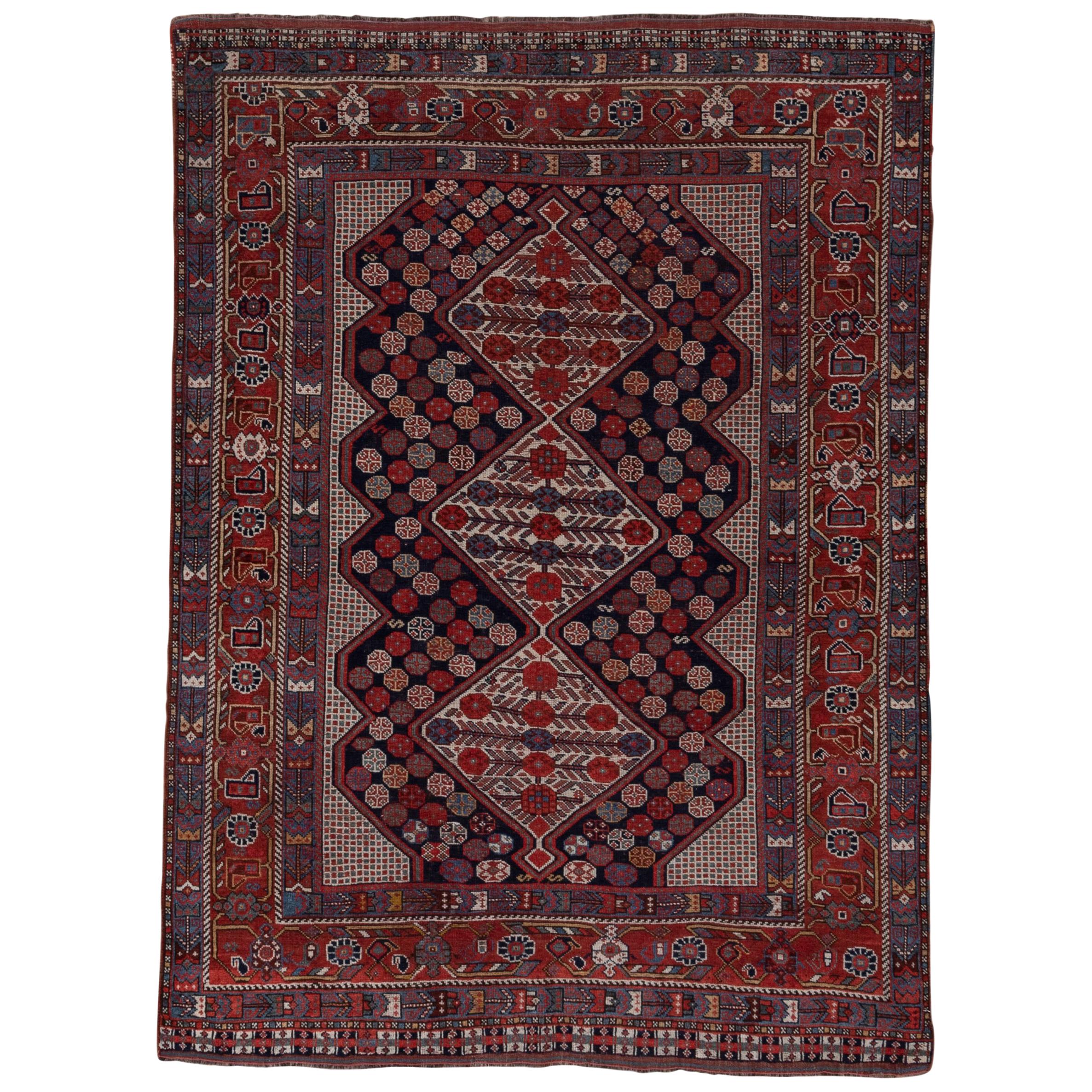 Fine Antique Qashqai Rug, circa 1900s